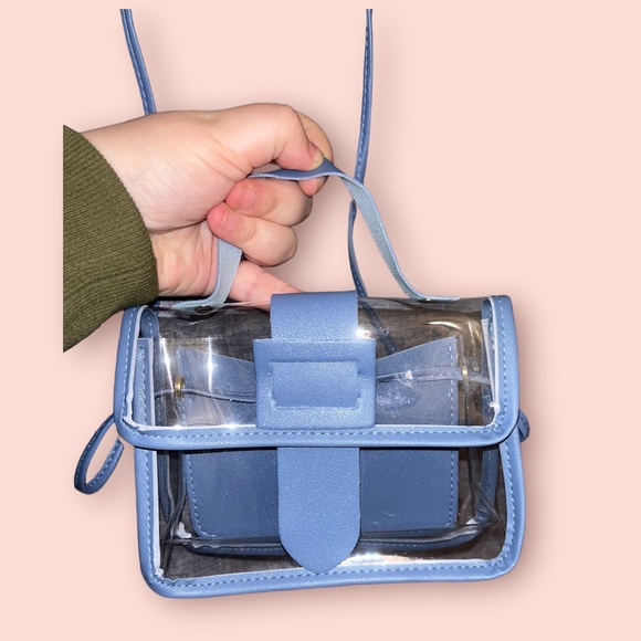 Vintage Bags Y2k Clear Blue Mini Purse Poshmark